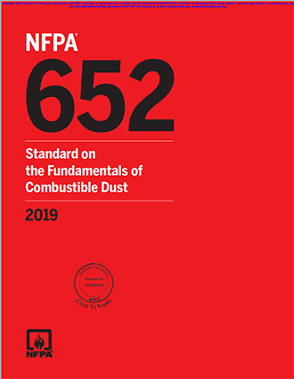 Front cover of the NFPA 652 standard