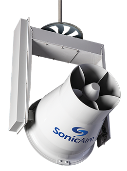 SonicAire ceiling-mount fan