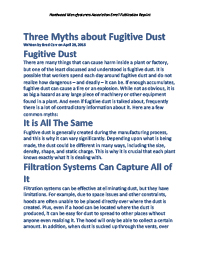 Three Myths about Fugitive Dust